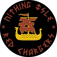 Nithing Isle Red Chargers team badge